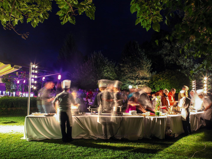 Évènement, service au jardin | Hôtel Restaurant Baud