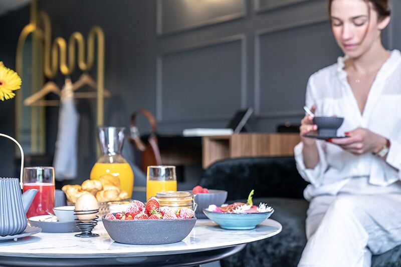 salle petit déjeuner restaurant Bonne 74